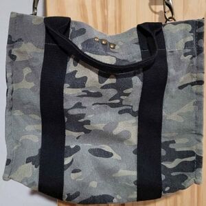 Camouflage Canvas Crossbody Bag